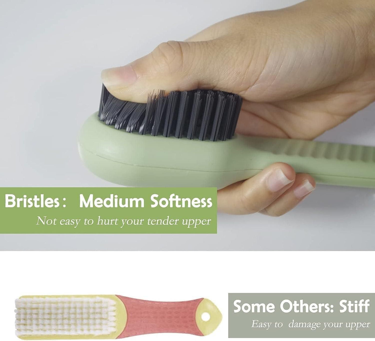 Multifunctional Soap Dispensing Shoes Cleaning Brush